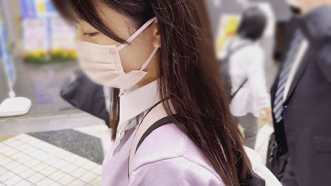 【激しこ】★Fカップスレンダー（１８）★しゃぶらずにはいられない究極のおっぱい★おやじのちんぽを受け入れ生交尾