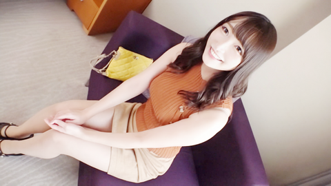 【初撮影】Fカップ元アイドルに口内射精・中出し3連発