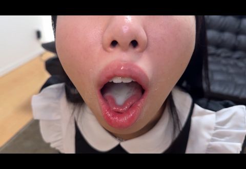 【完全ノーカット/真正5発連続】ごっくん解禁！！黒髪清楚無垢極まる純粋美女の大量ごっくん。ごっくんオフ会リターンズ＃2