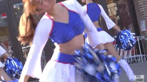 【長尺/高画質】アンスコ・オブ・チア31「なんと小売店入り口で開脚ダンス！撮影規制ゆるい！」