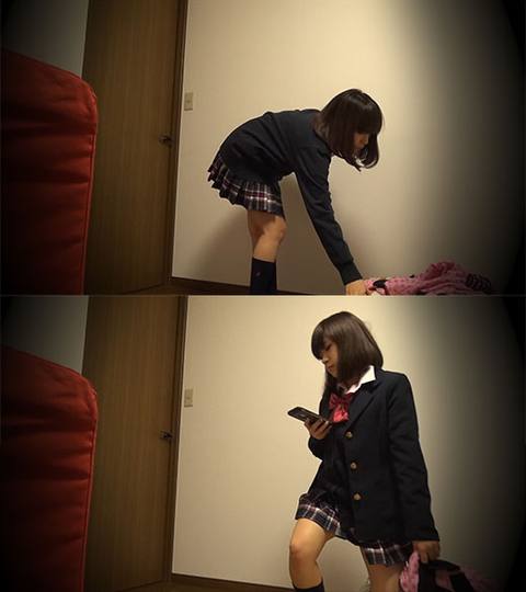 ☆K2（○６歳）りあ　シェアハウスの入居者⑧-2　着替えを****（部屋）　癒し系幼フェイス美**