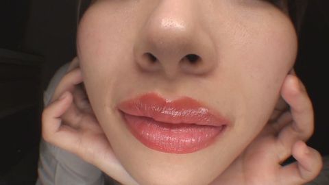 ガラス舐めキス【主観】