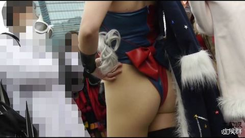 大規模コスプレイベントお色気映像集01