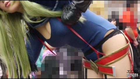 大規模コスプレイベントお色気映像集01