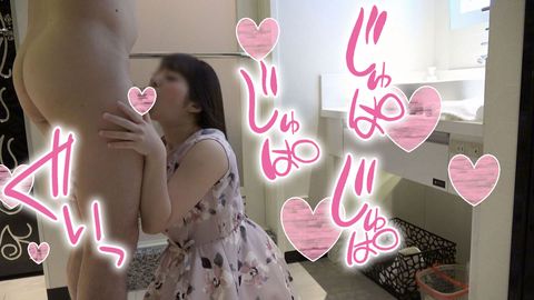 【個人撮影】バッキバキのド天然*！ちゅぱちゅぱ舐めまわし方がくっそエロいノーハンドフェラで男をイカせるかのんちゃん！【オリジナル】