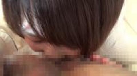 ほぼ顔出し！黒髪二十歳の美巨乳*に散々フェラさせた挙句結局中出し♪【個人撮影】