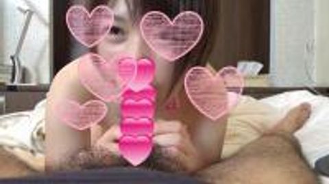 ほぼ顔出し！黒髪二十歳の美巨乳*に散々フェラさせた挙句結局中出し♪【個人撮影】