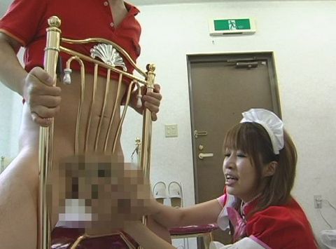 「ご主人様、アタマが出てきちゃいましたょ・・・」モデルメイド篇
