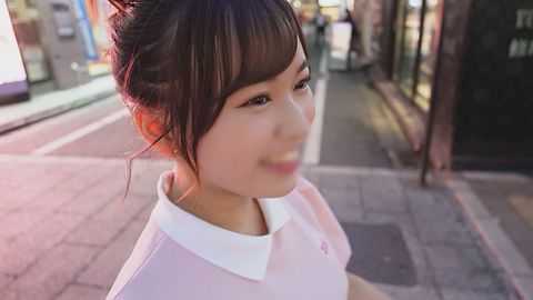 148㎝・元地下アイドル21才　指に吸い付く極小おまんこ⇒目隠しされてまん汁溢れる変態生交尾⇒中出し＆顔射『あゆたん』