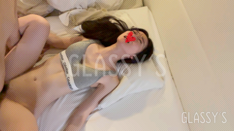 #20 Too cute Japanese  with glasses and massive squirting raw sex