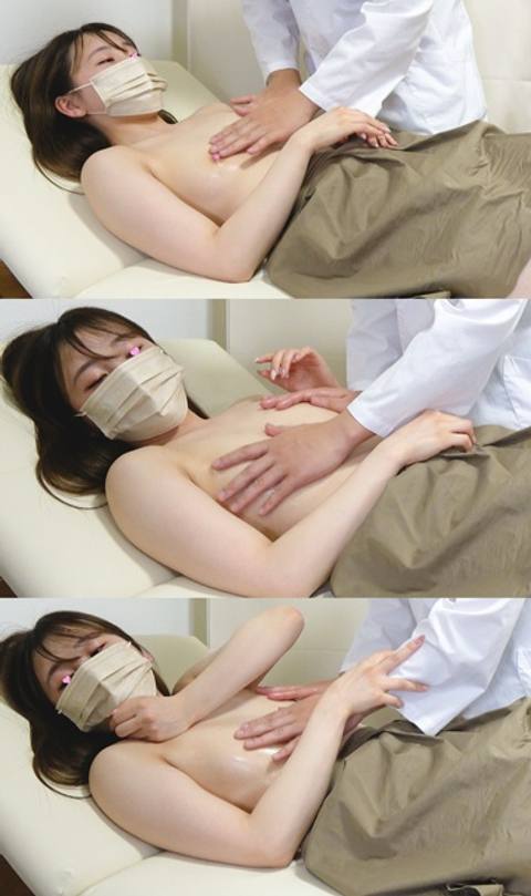 **大生3名の美乳・巨乳を揉みしだく/変態医師がおっぱいをお触り検診♡【施術/素人】