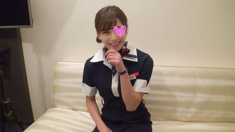 【超限定プレミア】本物CA final　大手航空会社　超絶美形【フライト帰りの生制服】