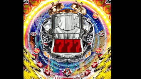 パチンコアプリ　G-Thunderプレイ画面