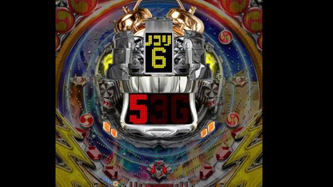 パチンコアプリ　G-Thunderプレイ画面