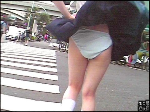 パンチラ大露出STEET制服**の恥じらい01「風まかせの東京モロパン痴獄」