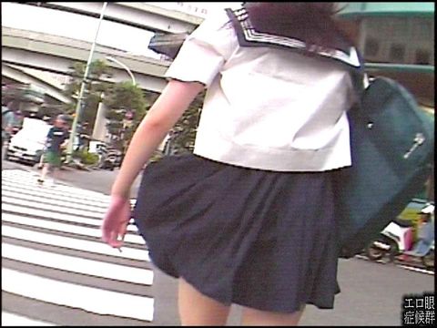 パンチラ大露出STEET制服**の恥じらい01「風まかせの東京モロパン痴獄」