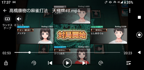 高橋康樹の麻雀打法　天極牌＃８