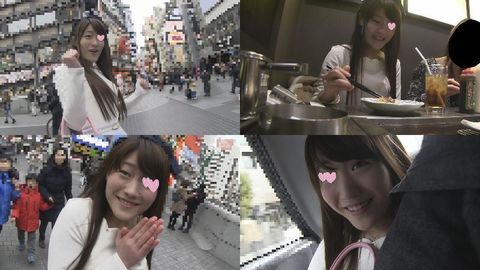 【中出し】大阪で出会った笑顔がとっても素敵な彼女