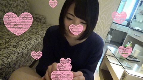【個人撮影】マジで可愛い！チンチン大好き絶対的美**レナちゃん！口内射精ノーハンドフェラ抜き編