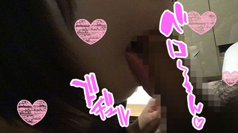 【個人撮影】マジで可愛い！チンチン大好き絶対的美**レナちゃん！口内射精ノーハンドフェラ抜き編