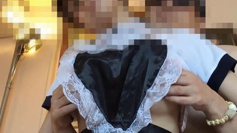 ひたすらローターでくすぐる！学園祭風コスプレ（ブルマ・黒タイツ・メイドエプロン）