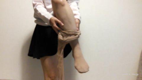 【自撮りフェチ動画】パンスト着替え観賞のススメ
