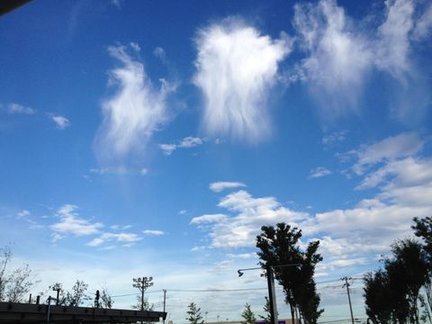 奇妙な雲　摩訶不思議な雲