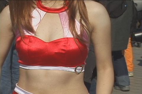 [ 個撮][HD]激カワレイヤー 腋くぱぁー剃り後超ーアップで萌！ぱつんぱつんパン線までバッチリ！