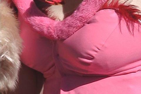 [ 個撮][HD] 超エロいコスプレイヤー♡胸元はだけ過ｗ谷間ブラチラ乳首ぽっちまですげえwww