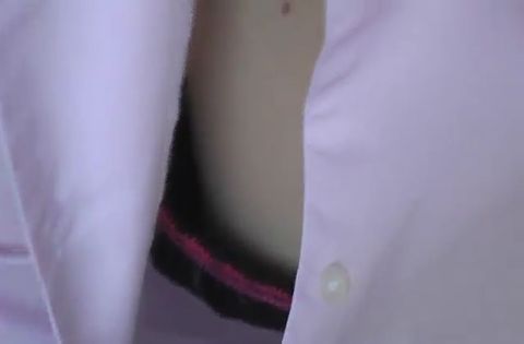 人妻洗濯物干し胸チラ**　6　SNS-273