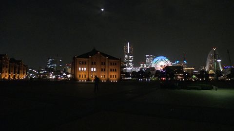 ４K動画素材集　港町夜景　ライセンスフリー