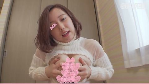 【巨乳＆パイズリ】ふんわり笑顔の色白巨乳ちゃんの柔らかおっぱいで大量挟射‼