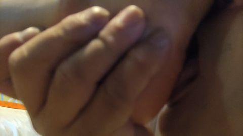 みくちゃんの足舐め調教