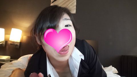 【個人撮影】むしゃぶりつきたいお尻のまいちゃんに、フェラからの口内発射！【妄想動画】