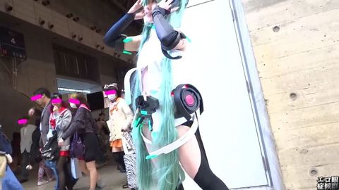 【1920×1080HD】コスプレイヤー会場・お宝アルバム 05[ロム販売なのに陰唇ギリギリ。ハイレグくいこみデカ尻」