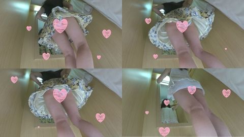 **vol.8 最強かわいい黒髪**巨乳の乳寄せたっぷりマムコはみ出し試着室