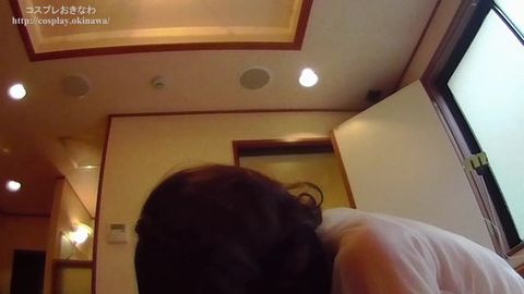 【ノーカット】ウェアラブルカメラの目線動画で人妻とハメ撮り（透け体操服＆ブルマのコスプレ）