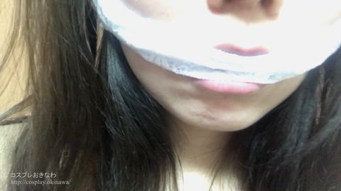 【希少・マニア向け】美人お*さんの口にタオルを噛ませ脱出『唇・口・舌・歯フェチ』 [リクエスト作品]