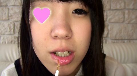 【個撮】つむぎちゃんのエロいお口をじっくりフェチ撮り