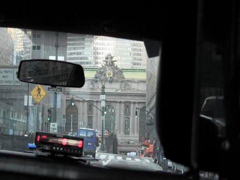 ニューヨークのタクシーの車窓から２
