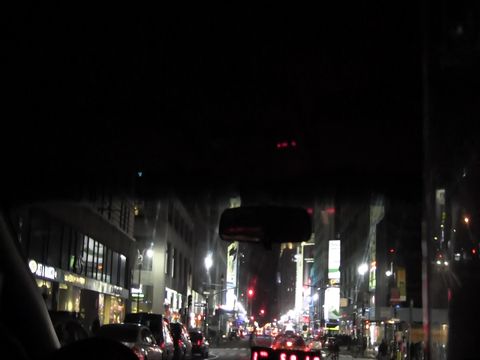 ニューヨークのタクシーの車窓から３