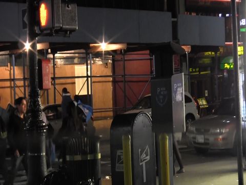 ニューヨークのタクシーの車窓から３