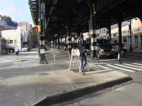 ニューヨークのバスの車窓から　其の２