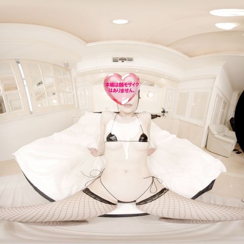 【VR】人気撮影モデルKさん引退直前収録の新作　白濁流体に覆われる極上裸体