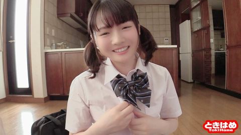 【フェラチオ/口内発射】モジモジしながらピンク色の乳首が立ってるオッパイを見せてくれた恥じらい**のフェラチオでクチマンコに発射した！