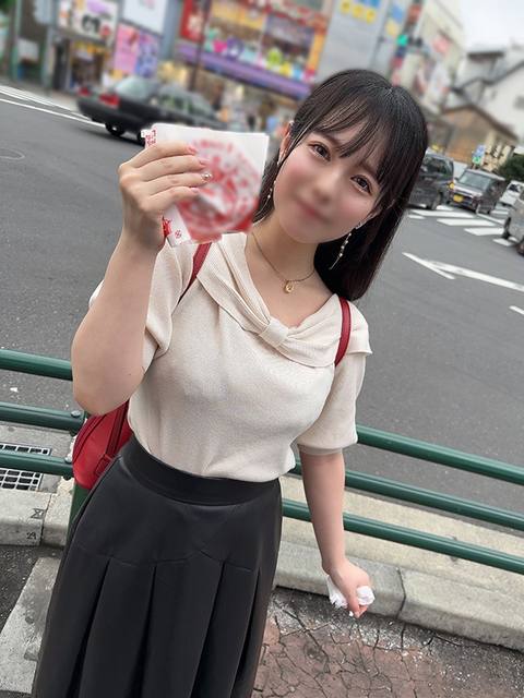 Gカップ「ゆるふわ」癒し系コンカフェ嬢・２１歳⇒清楚系なのにSEX大好きギャップ萌え**⇒腰ふりまくりでパイ射＆中出し『わかば』