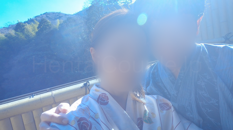 ［個撮］リアル女上司と初めての温泉旅行…で性欲爆発！ 温泉入って感度も上がり…対面座位でハメ潮絶頂！！彼氏にかかって潮まみれ/// (17)