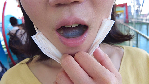 【変態人妻in横浜デート】昼間から口内射精されたザーメンを口に含んだまま観覧車デート＆夜景の綺麗なホテルで身体に卑猥な落書きをされた肉便器マゾ妻ナマ中出しSEX動画【個人撮影】