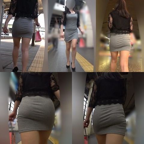 【電車対面パンチラ48】☆三角ゾーン観察記録/ムチ肉太ももお*さん！