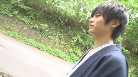 浴衣に着替えて道中露出と**フェラチオ!!